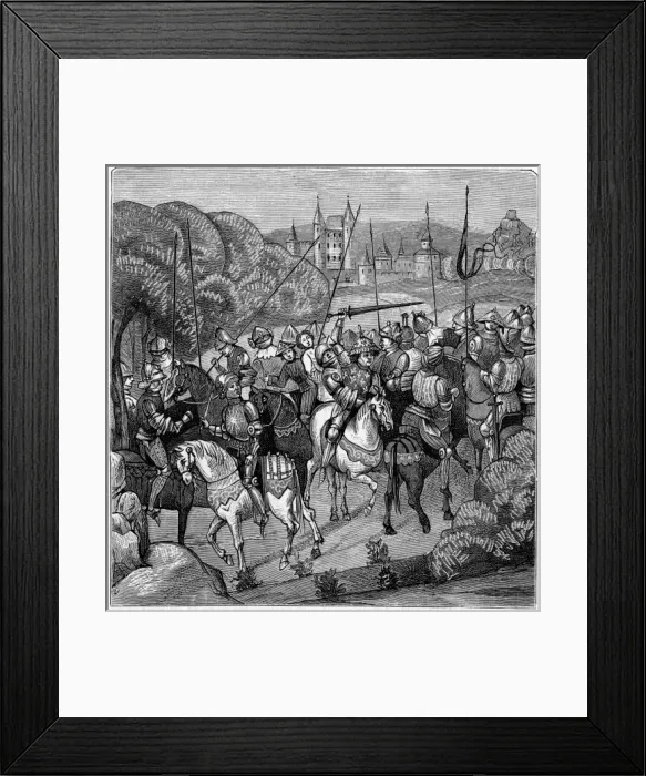 Framed Print : Charles VI Insane Framed Print : Charles VI Insane