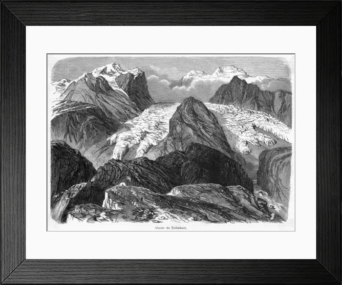 Framed Print : Tiefenbach Glacier Framed Print : Tiefenbach Glacier