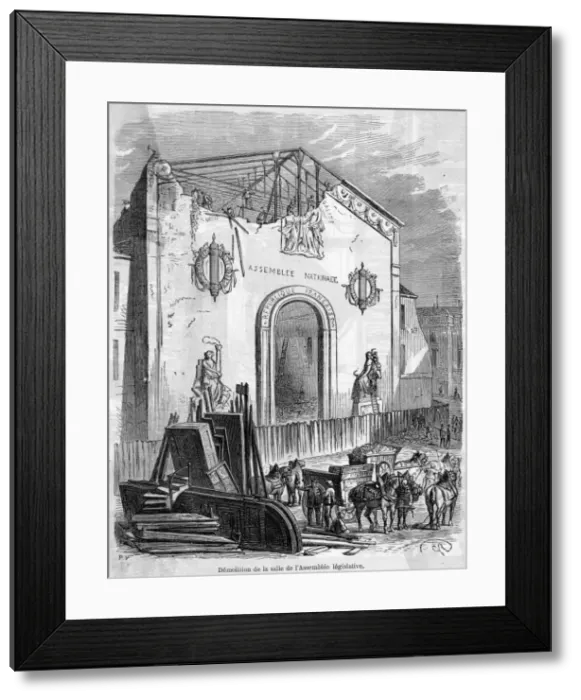 Framed Print : Assemblee Destroyed Framed Print : Assemblee Destroyed