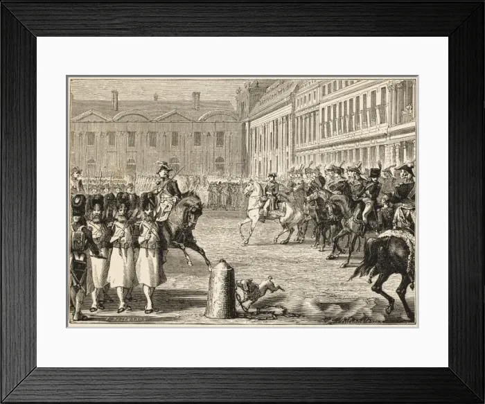 Framed Print : Napoleon Holds Revue Framed Print : Napoleon Holds Revue