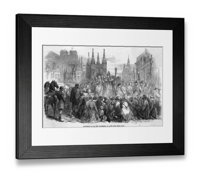 Framed Print : New Archbishop of Paris Framed Print : New Archbishop of Paris