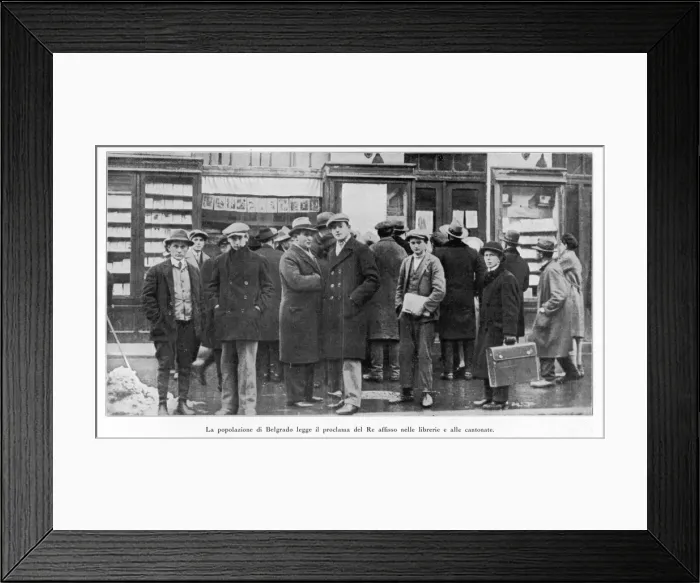 Framed Print : Belgrade Proclamation Framed Print : Belgrade Proclamation