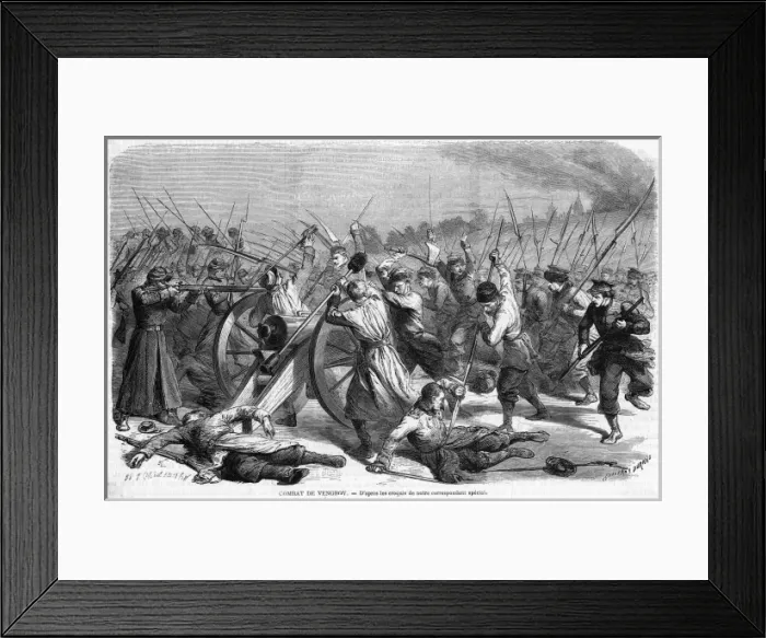 Framed Print : Fighting at Vengrov Framed Print : Fighting at Vengrov