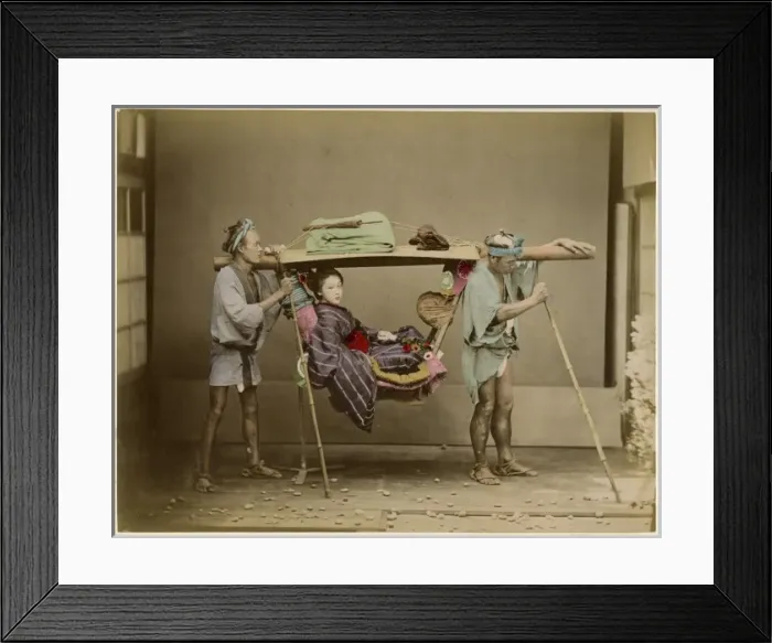 Framed Print : Japanese palanquin Framed Print : Japanese palanquin