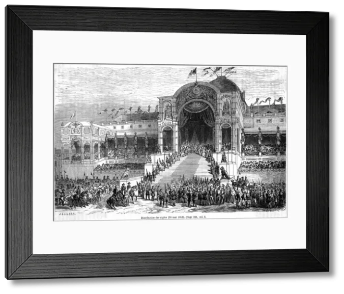 Framed Print : Napoleon and Eagles Framed Print : Napoleon and Eagles