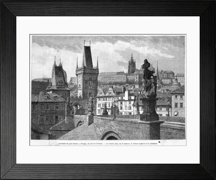 Framed Print : Prague Rooftops Framed Print : Prague Rooftops