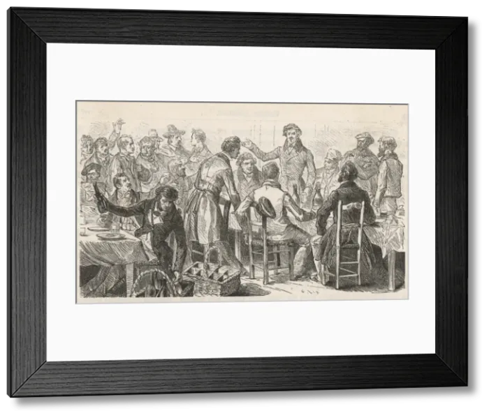 Framed Print : Clandestine Meeting Framed Print : Clandestine Meeting