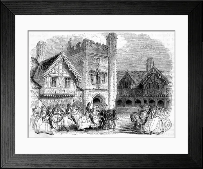 Framed Print : Charles VI at Bapaume Framed Print : Charles VI at Bapaume