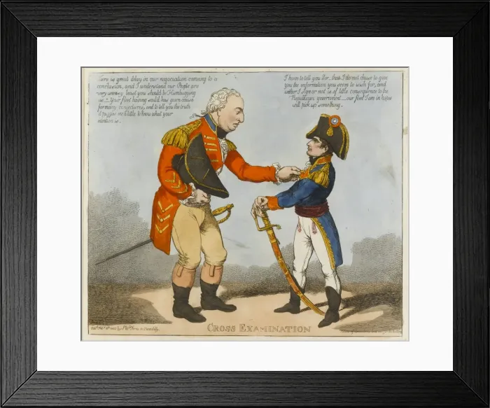 Framed Print : Cross examination Framed Print : Cross examination