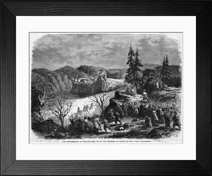 Framed Print : Chateau Attacked Framed Print : Chateau Attacked