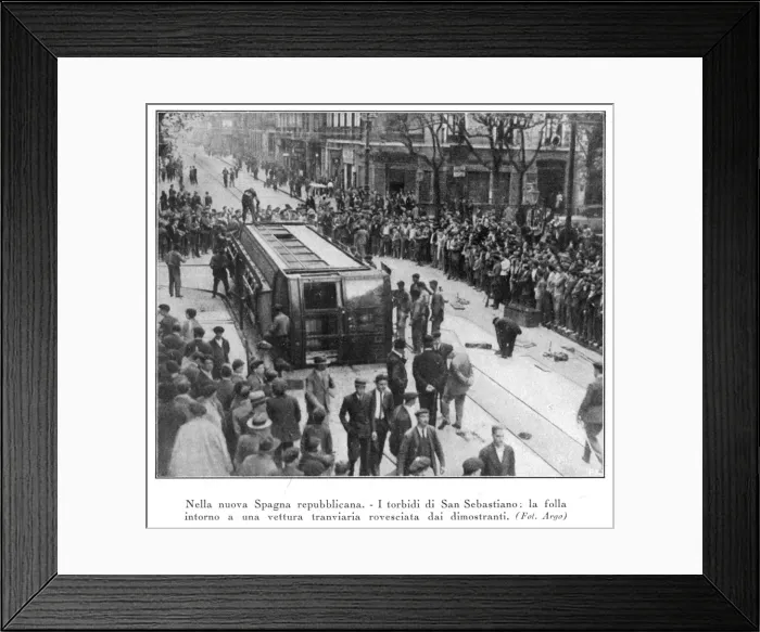 Framed Print : San Sebastian Riots Framed Print : San Sebastian Riots