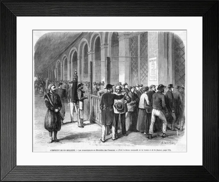 Framed Print : French National Loan Framed Print : French National Loan