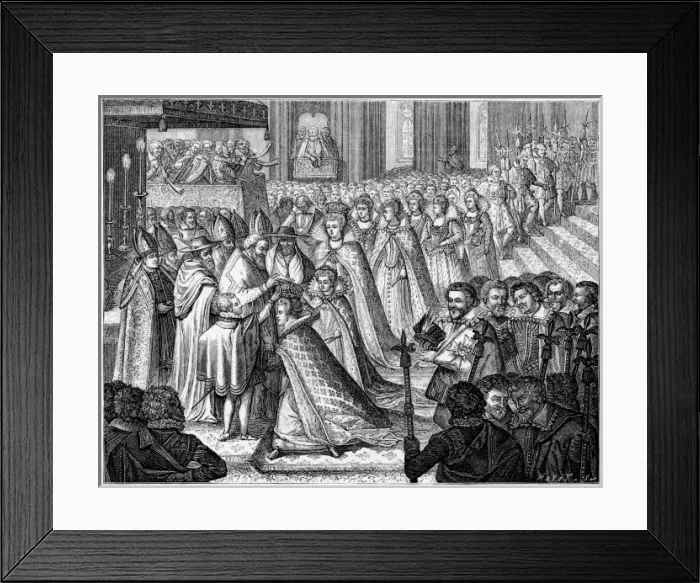 Framed Print : Marie De Medicis Crowned Framed Print : Marie De Medicis Crowned