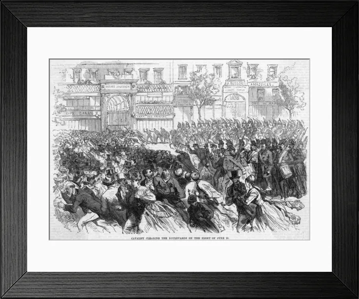 Framed Print : Rioting in Paris Framed Print : Rioting in Paris