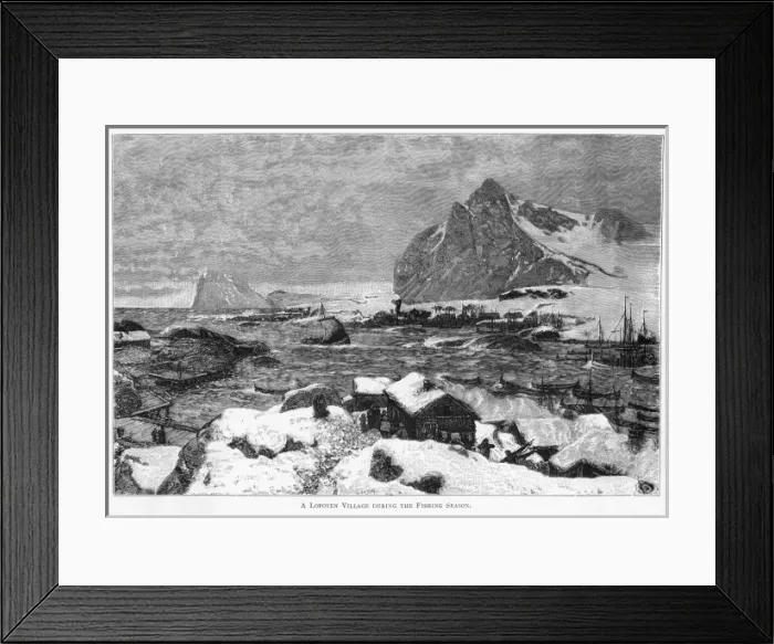 Framed Print : Norway Lofoten Islands Framed Print : Norway Lofoten Islands