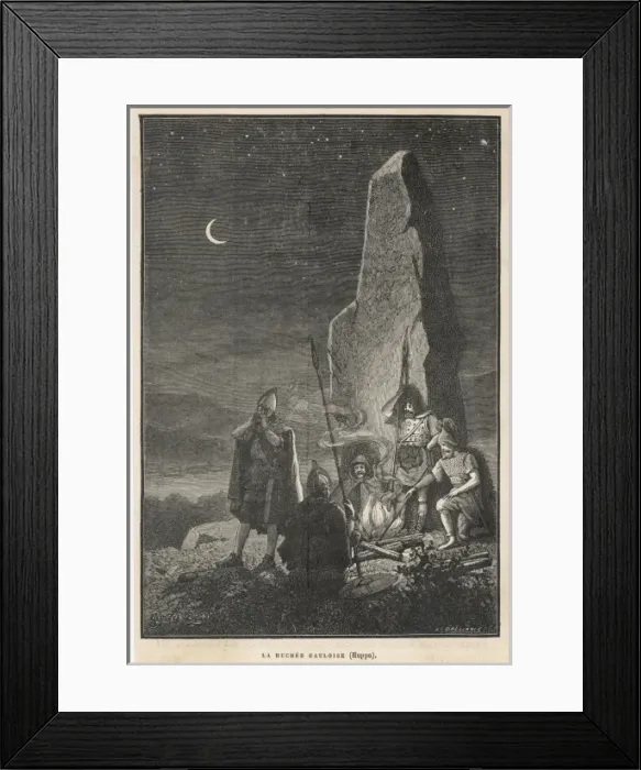 Framed Print : Encampment of Gauls Framed Print : Encampment of Gauls