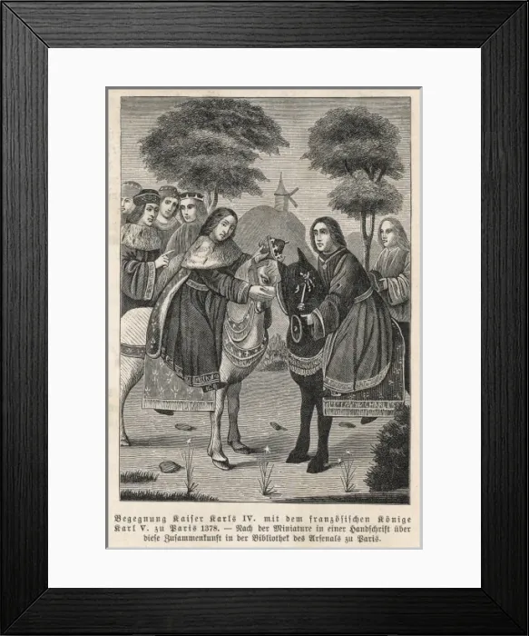 Framed Print : Charles V and Carl IV Framed Print : Charles V and Carl IV