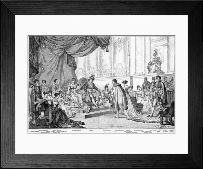 Framed Print : Jerome Bonaparte Weds Framed Print : Jerome Bonaparte Weds