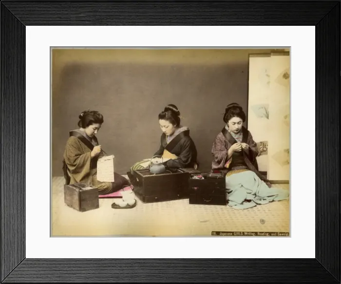 Framed Print : Japanese girls Framed Print : Japanese girls