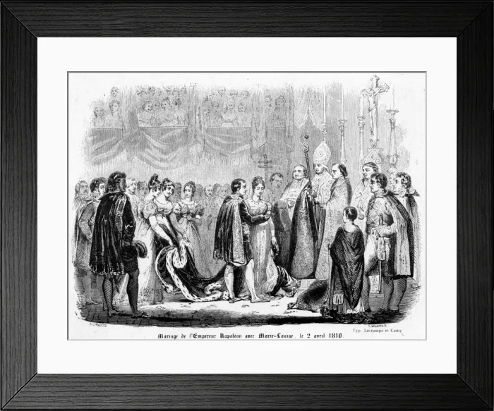 Framed Print : Napoleon & Marie-Louise Framed Print : Napoleon & Marie-Louise
