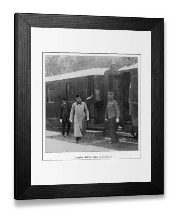 Framed Print : Archduke at Sarajevo Framed Print : Archduke at Sarajevo