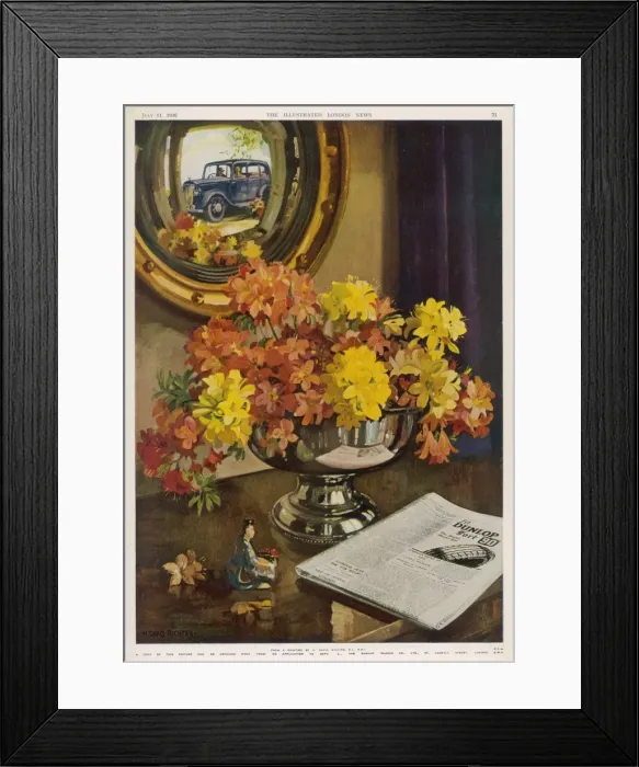 Framed Print : Advert for Dunlop Framed Print : Advert for Dunlop