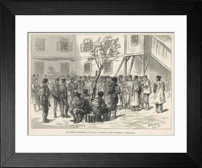Framed Print : Bulgarian Prisoners Framed Print : Bulgarian Prisoners