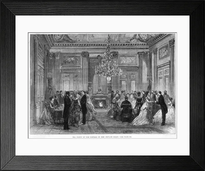 Framed Print : Eugenie Tea Party Framed Print : Eugenie Tea Party