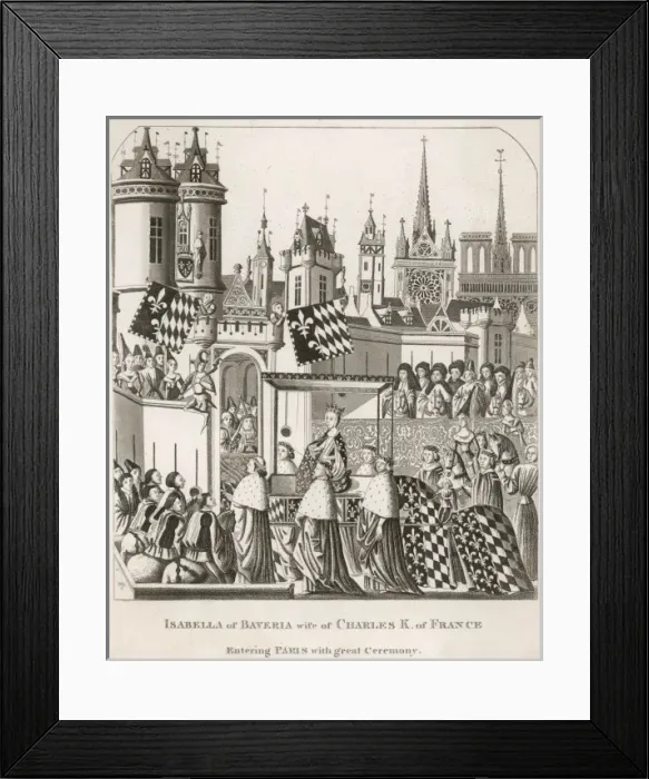 Framed Print : Isabeau De Baviere 2 Framed Print : Isabeau De Baviere 2