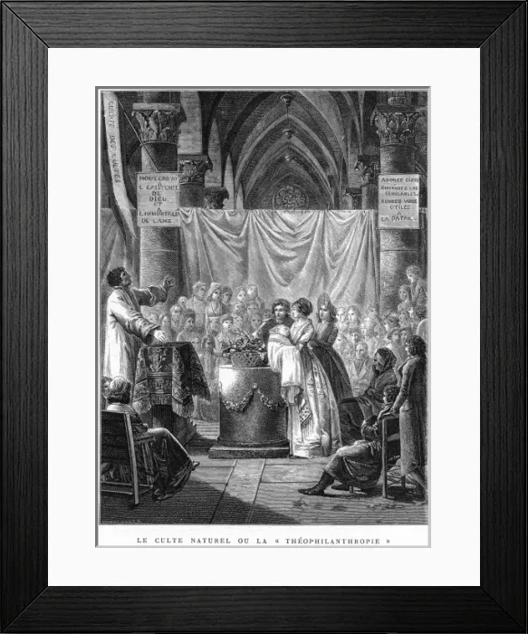 Framed Print : Theophilanthropie Framed Print : Theophilanthropie