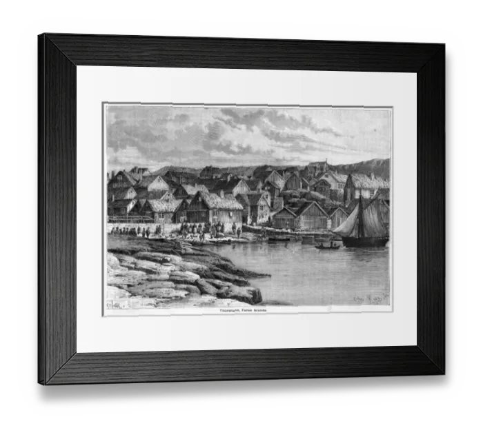 Framed Print : Thorshavn, Faeroes Framed Print : Thorshavn, Faeroes