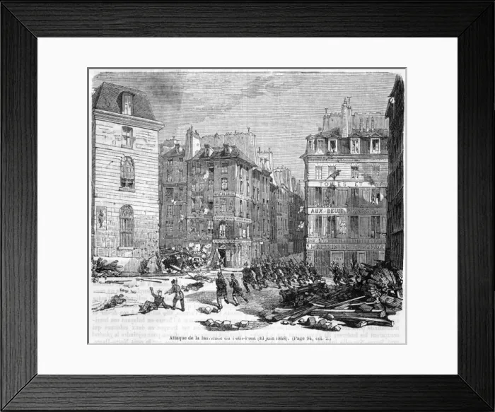 Framed Print : Manning Barricades 4 Framed Print : Manning Barricades 4
