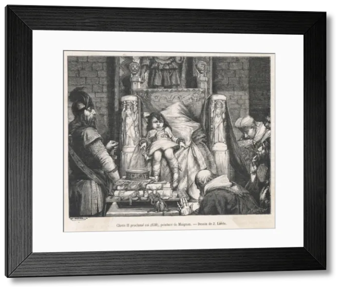 Framed Print : Clovis II Proclaimed Framed Print : Clovis II Proclaimed