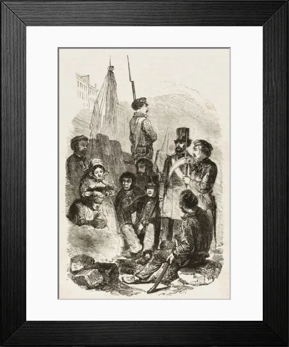 Framed Print : Manning Barricades 3 Framed Print : Manning Barricades 3