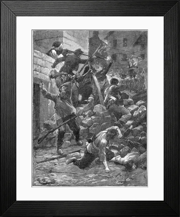 Framed Print : Manning Barricades Framed Print : Manning Barricades