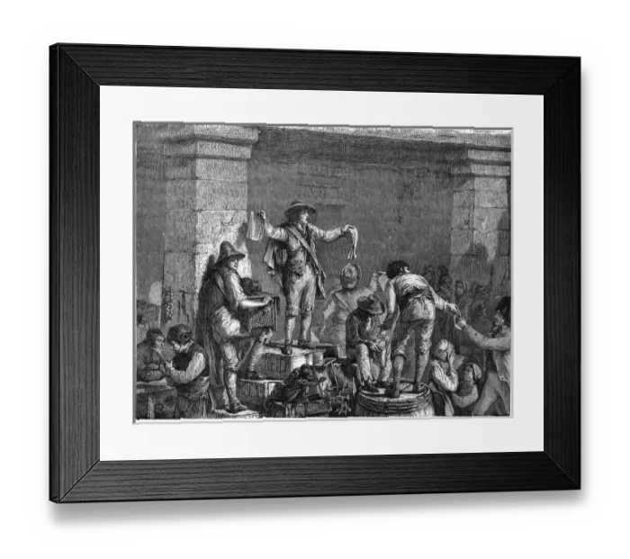 Framed Print : Loterie LA Guillotine Framed Print : Loterie LA Guillotine