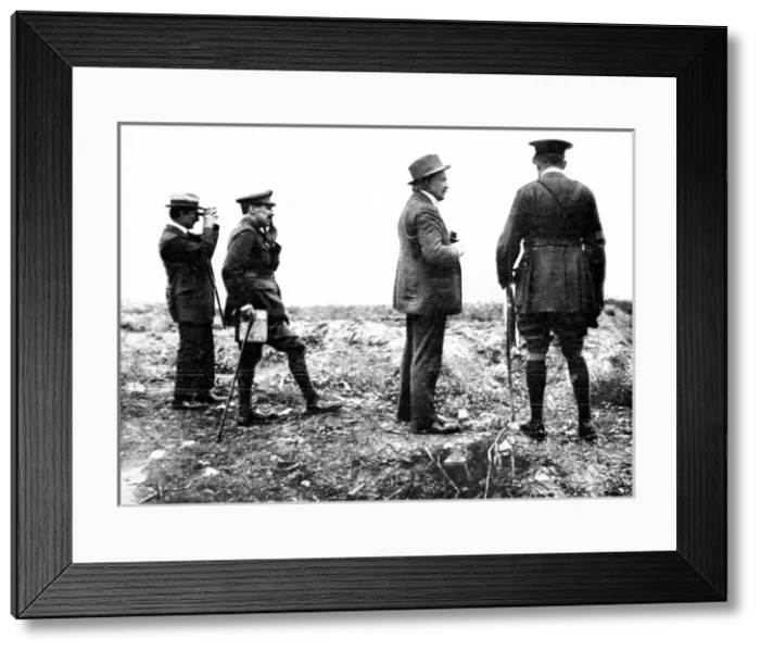 Framed Print : David Lloyd George in France Framed Print : David Lloyd George in France