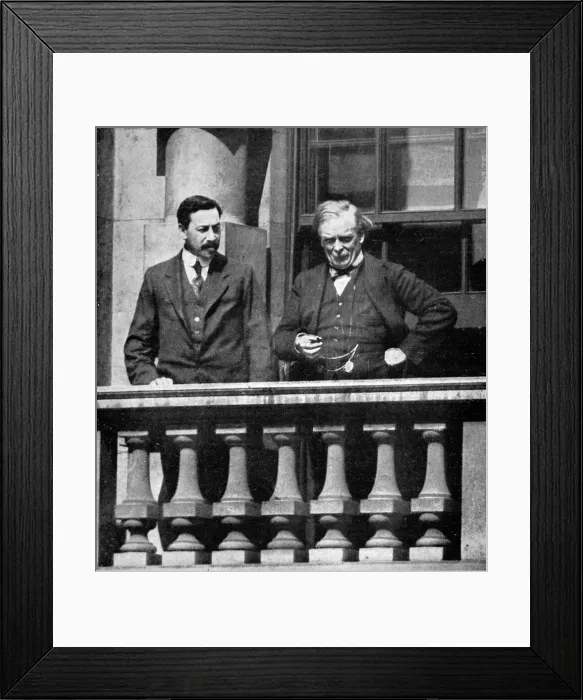 Framed Print : Lloyd George and Herbert Samuel Framed Print : Lloyd George and Herbert Samuel