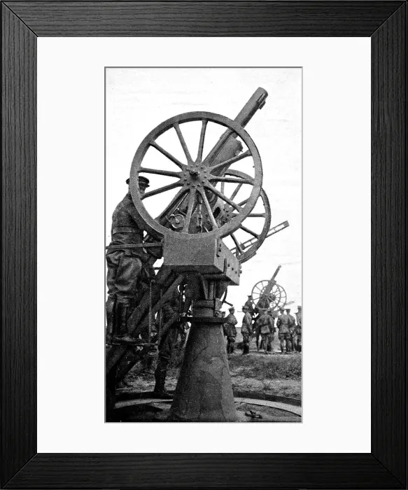 Framed Print : A British anti-aircraft gun Framed Print : A British anti-aircraft gun
