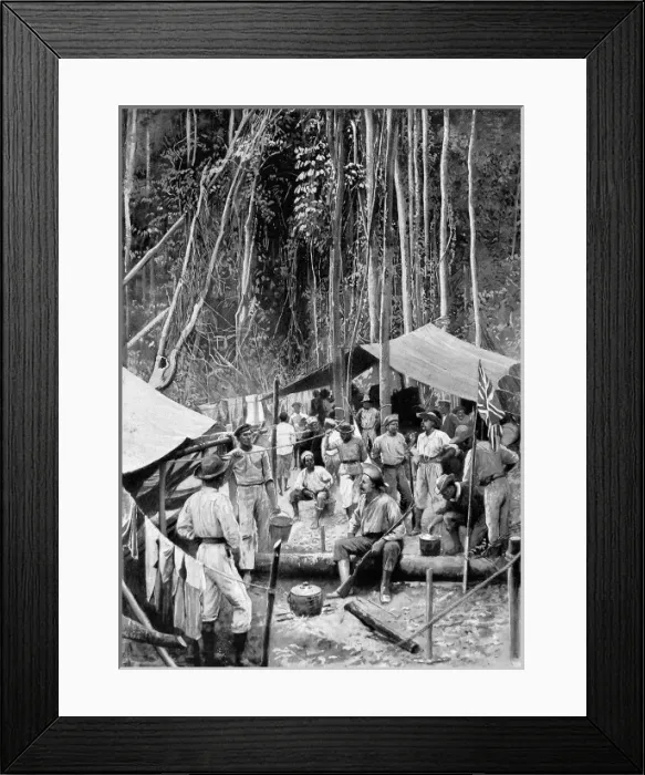 Framed Print : The debatable Land in British Guiana. A Gold Prospecting Par Framed Print : The debatable Land in British Guiana. A Gold Prospecting Par