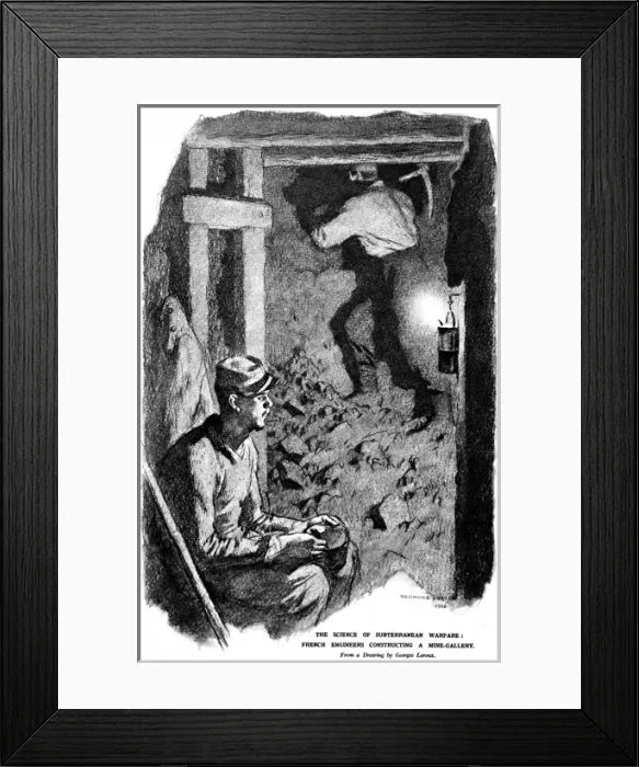 Framed Print : Subterranean warfare Framed Print : Subterranean warfare