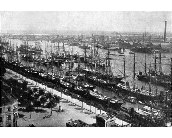 The Harbour at Hamburg, 1892