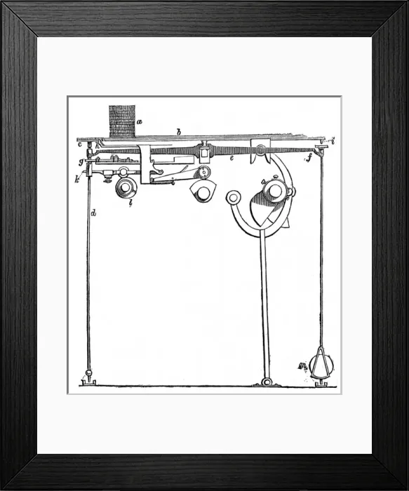 Framed Print : The Weighing Office at the Bank of England. Section of the W Framed Print : The Weighing Office at the Bank of England. Section of the W