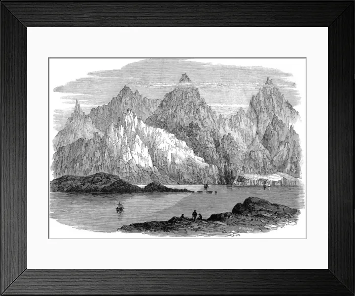 Framed Print : Sketches from the New Zealand Gold Fields. Lake Wakatipu Framed Print : Sketches from the New Zealand Gold Fields. Lake Wakatipu