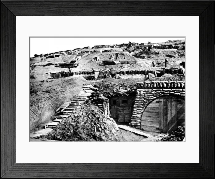 Framed Print : The French defences at Verdun Framed Print : The French defences at Verdun