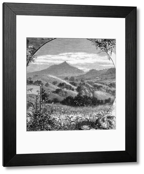 Framed Print : The Wynaad Goldfields, Southern India. Views of the Needle A Framed Print : The Wynaad Goldfields, Southern India. Views of the Needle A