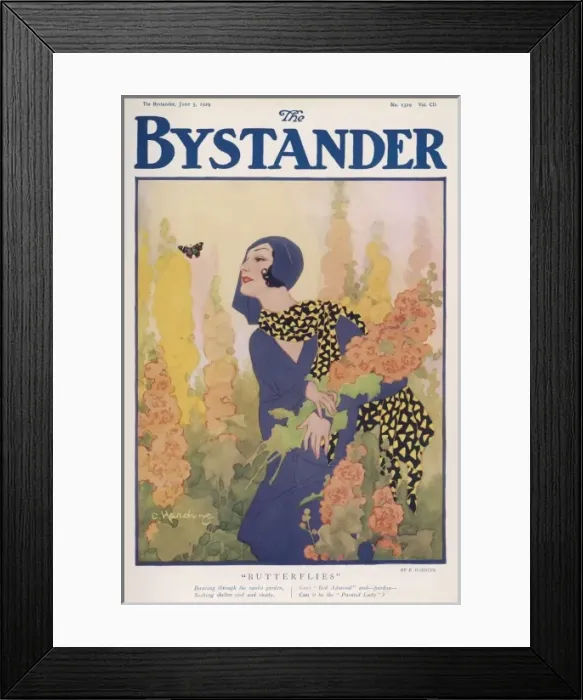 Framed Print : Butterflies by E. Harding Framed Print : Butterflies by E. Harding