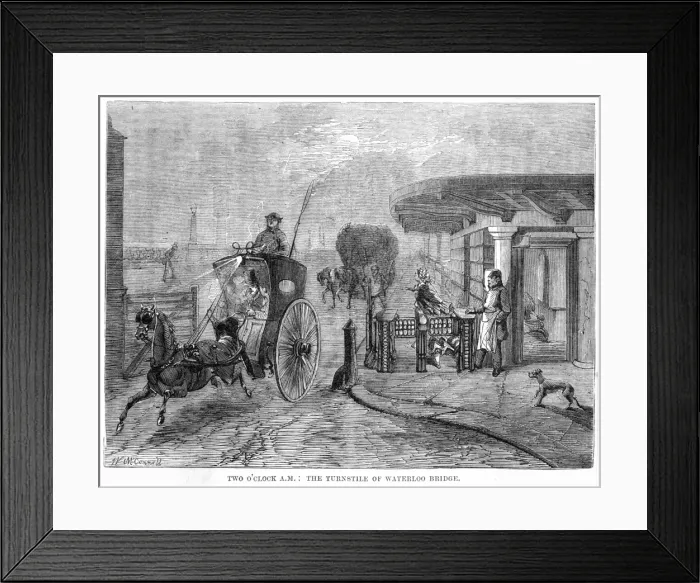 Framed Print : Waterloo Bridge Framed Print : Waterloo Bridge