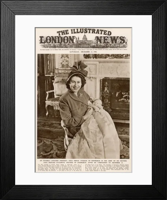 Framed Print : Iln Cover  /  Queen & Pow
