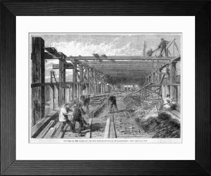 Framed Print : Blackfriars Bridge Framed Print : Blackfriars Bridge